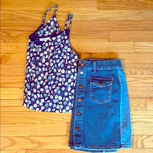 Madewell denim skirt! NWOT
